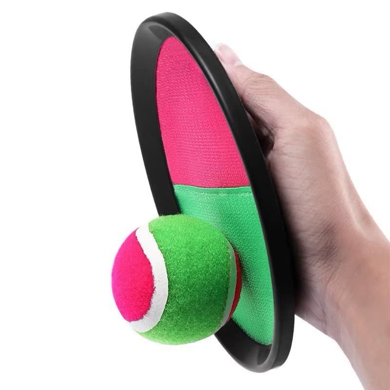 Kit Raquete Velcro Bola - Jogar ao Ar Livre Esporte Infantil Pais Filhos Férias Verão Bolinha