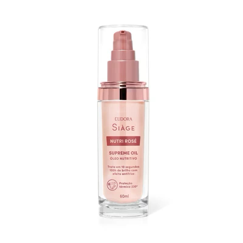 Óleo Capilar Nutri Rose Eudora Siage Supreme Oil Lançamento