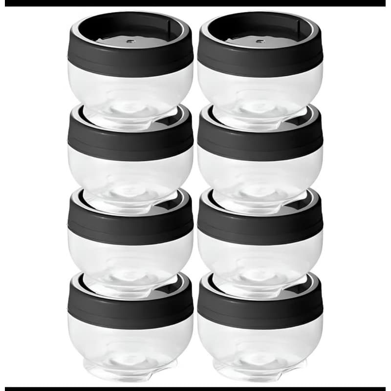 Kit 5 Porta Temperos 155ml Potes Cozinha Organização Hermético