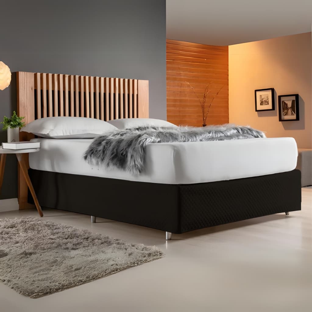 Saia Cama Box Matelada com Elástico Todos os Tamanhos