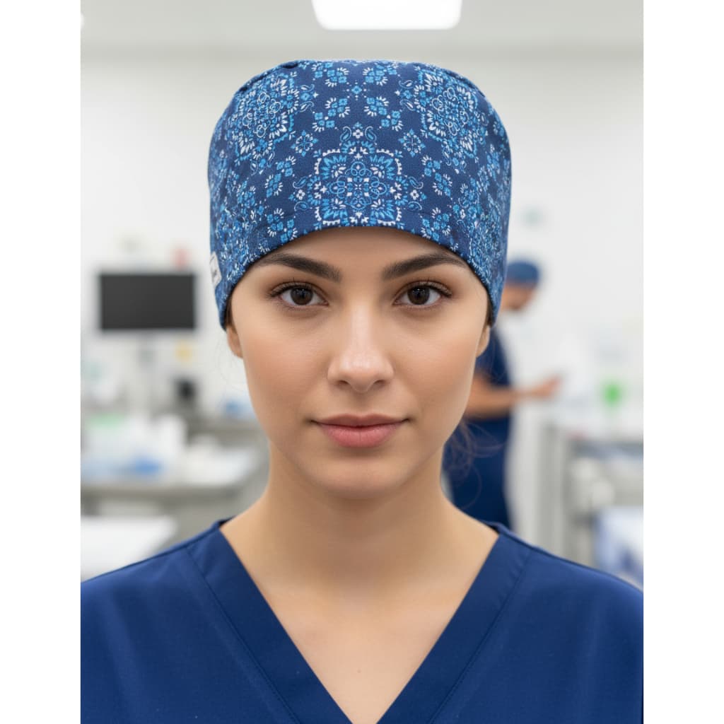 Touca Cirurgica Gorro Bandana Chef Cozinha Medico Dentista