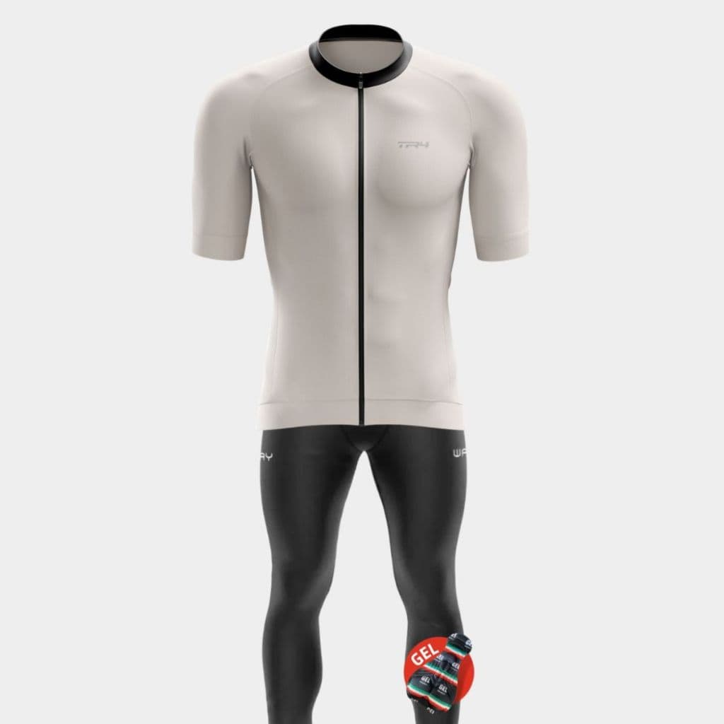 Conjunto Ciclismo Masculino Homem Pedal Camisa Premium Zíper Total Calça Gel Bike Speed