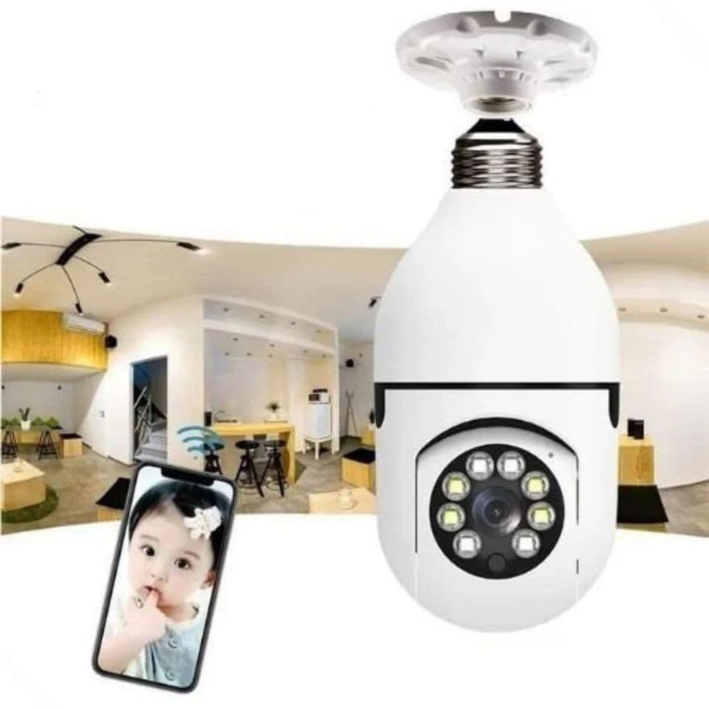 Mini IP Câmera Wifi sem fio visão noturna microfone auto falante acesso remoto aplicativo