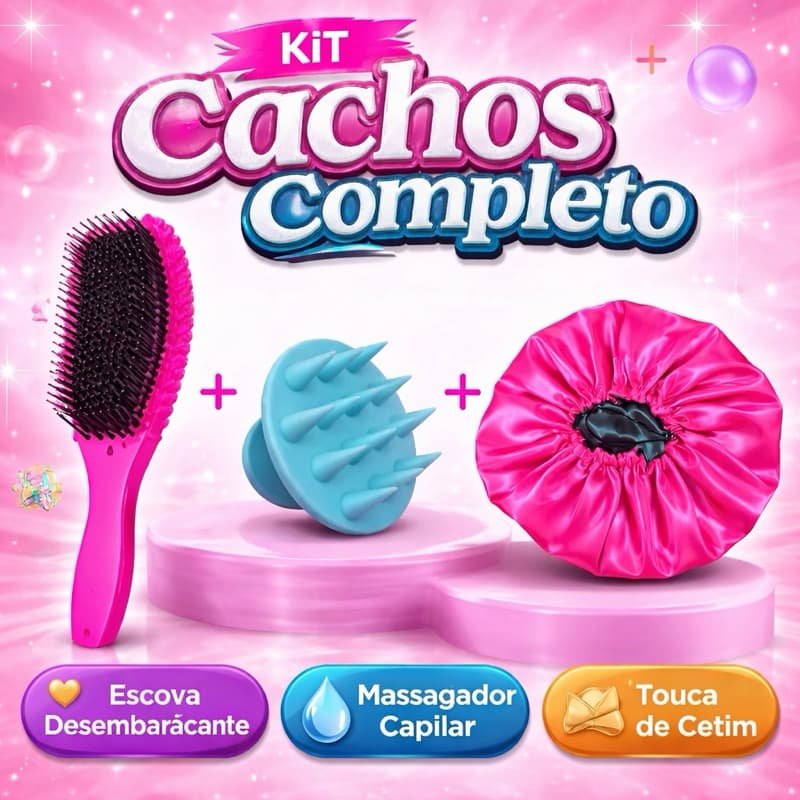 Kit Cabelo Perfeito – Definição, Brilho e Hidratação