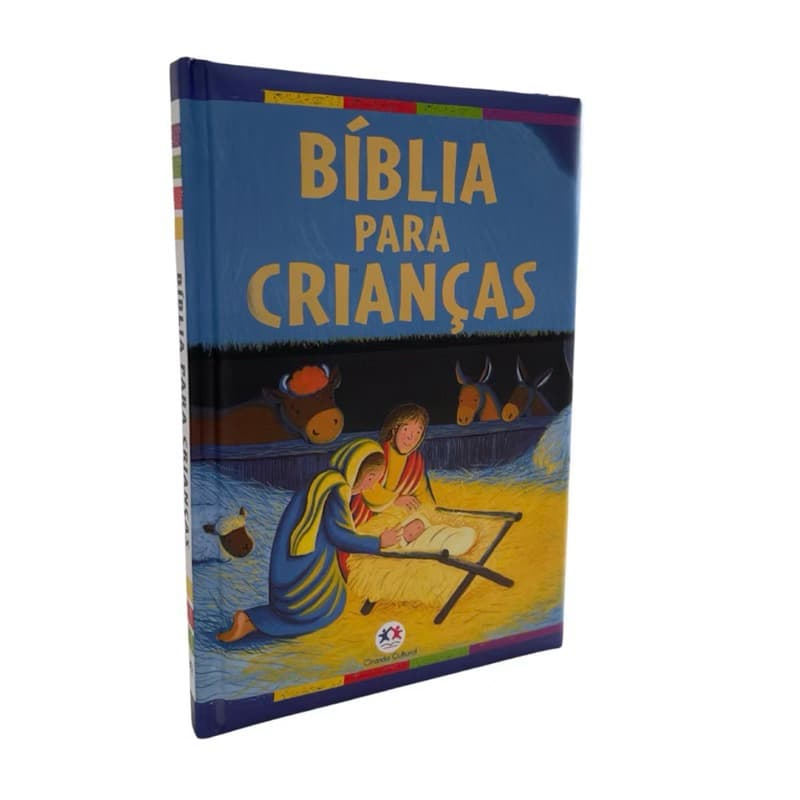 Bíblia Infantil Ilustrada Capa Almofadada +4 Anos Histórias Bíblicas Para Crianças Presente Educativo