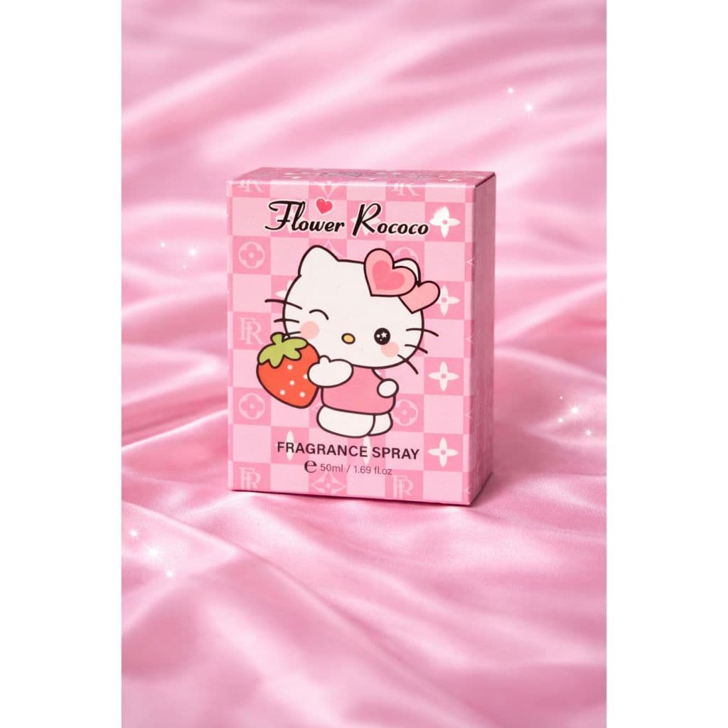 PERFUME FEMININO HELLO KITTY ROSA - FRAGRÂNCIA DOCE DELICADA