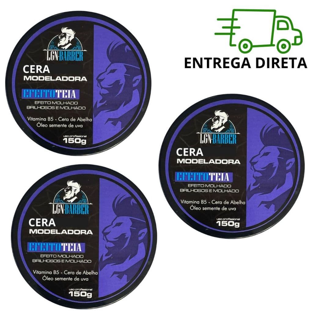 3 un cera efeito teia 150g | entrega em 24h úteis - LGN Barber