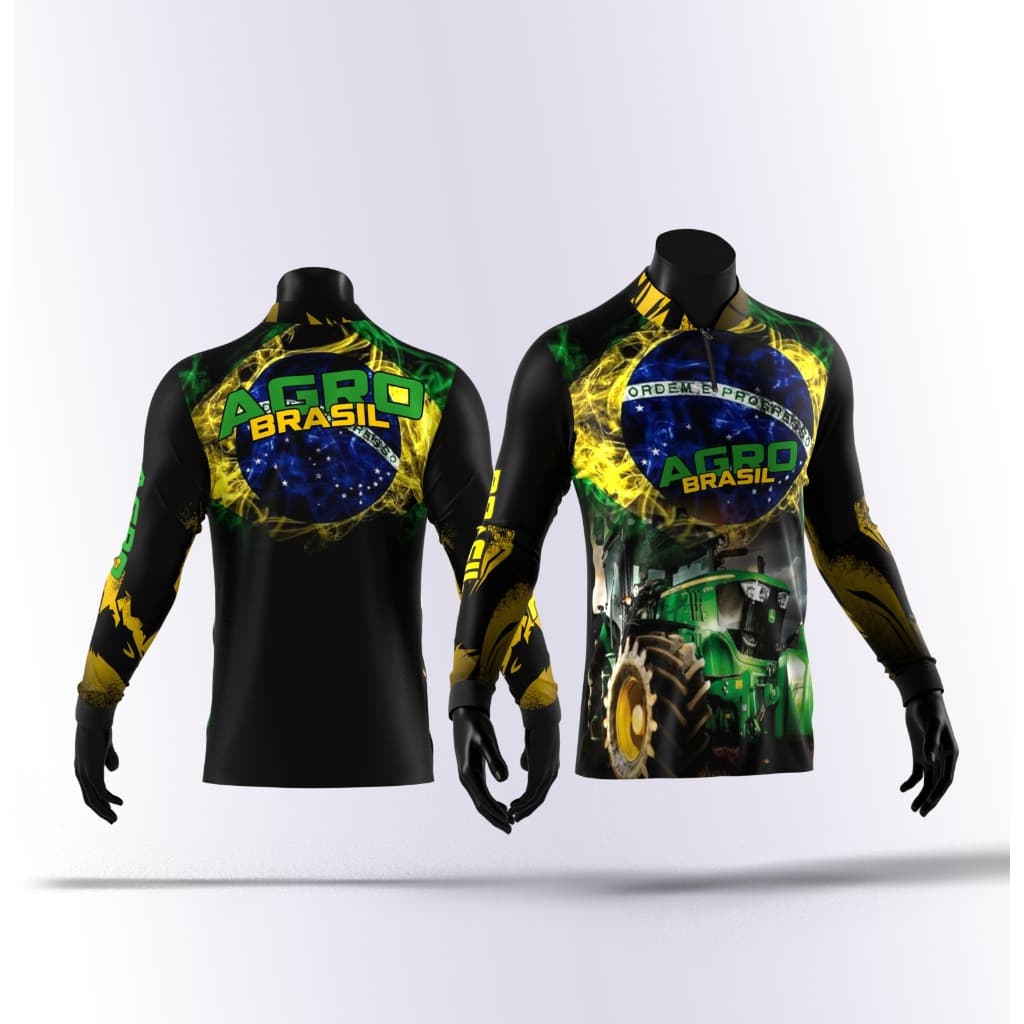 Camisa de Pesca Proteção Solar Uv50 Blusa Com Tecido Dry fit Camiseta Peixe DE Pescaria