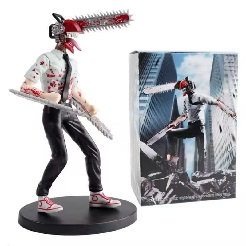 Figura de Ação Chainsaw Man Action Figure 15cm estátua PVC (sem caixa)