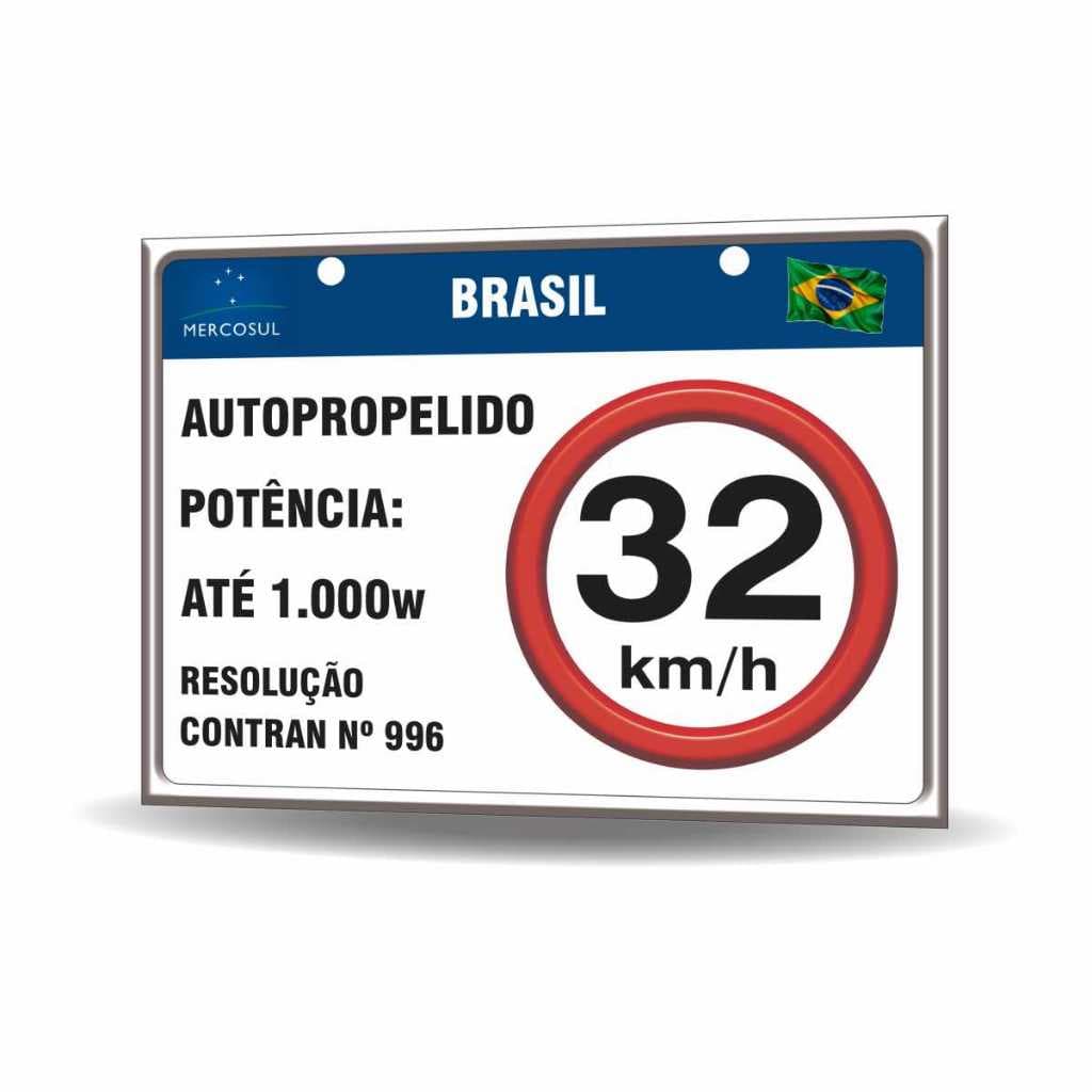 Placa Scooter Motinha Bike Elétrica - 32km/h Red Speed