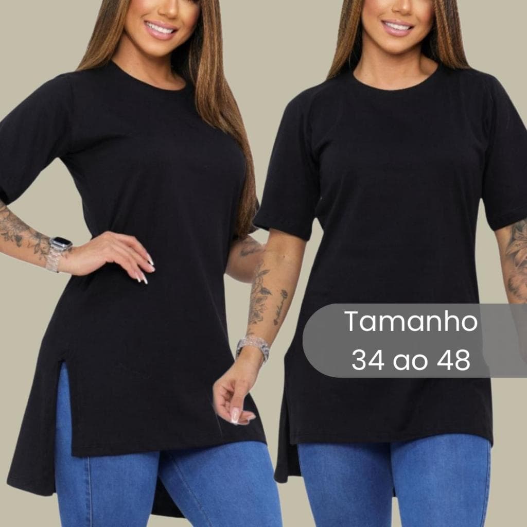 Camiseta Oversized Max T Shirt Feminino Blusa de Algodão