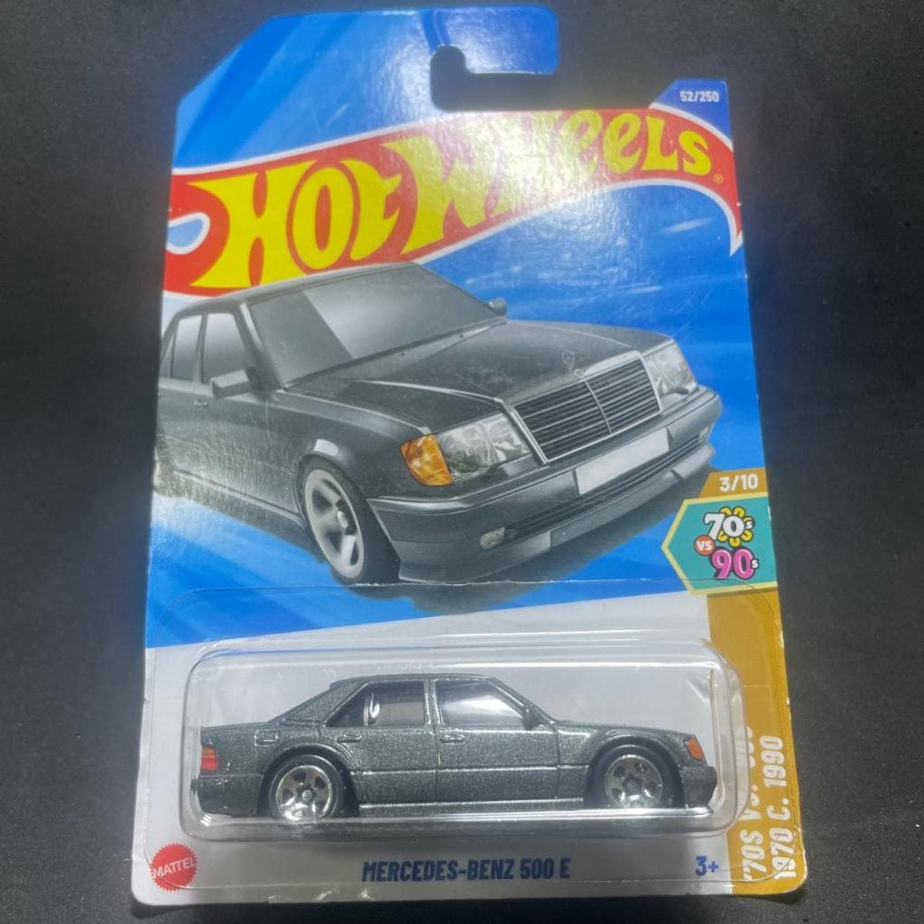 HOT WHEELS MERCEDES-BENZ 500E ORIGINAL 1:64 MINIATURA CARRINHO COLECIONÁVEIS BARATO MATTEL