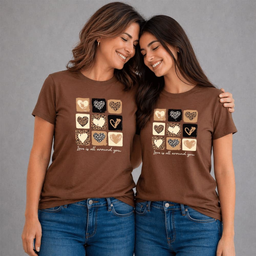 Kit Camiseta Feminina Dia das Maes Tshirt Mae e filha 100% Algodão 2 Camisas Presente Mae