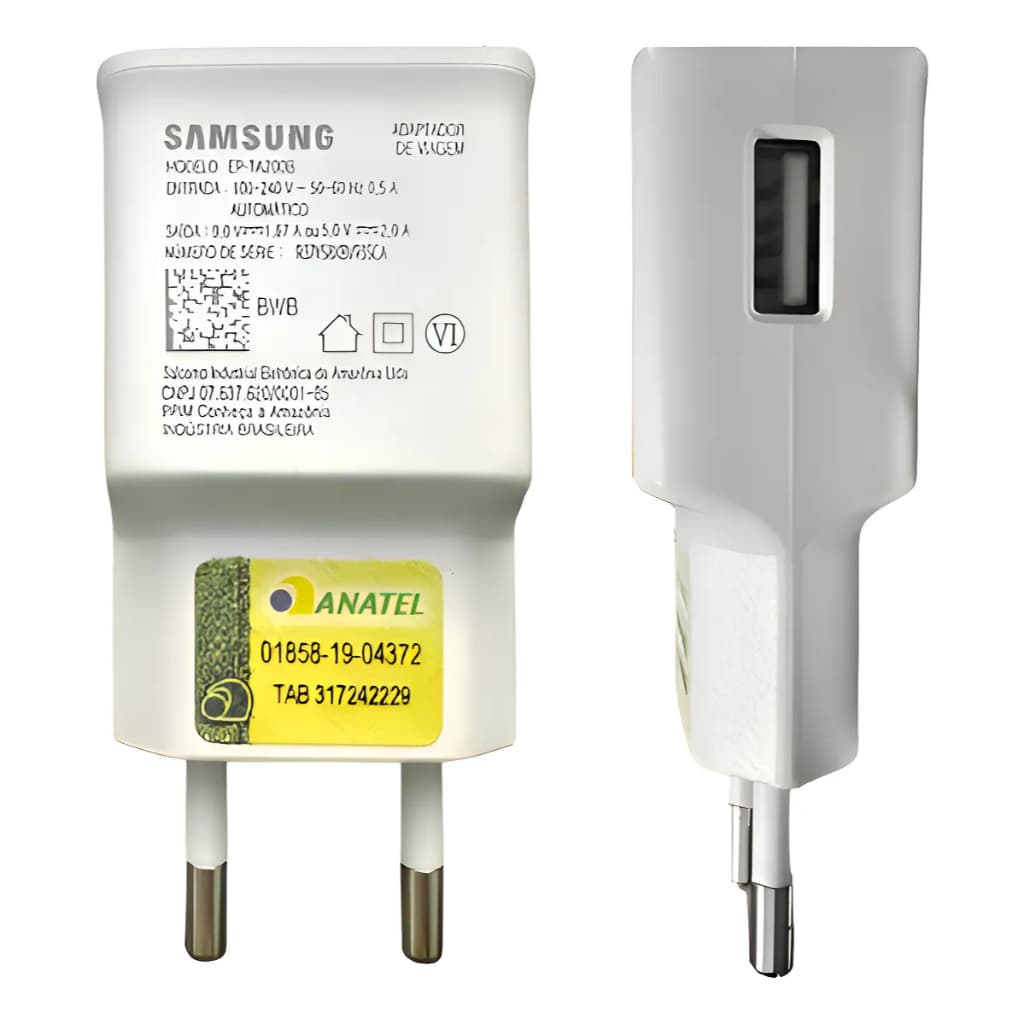 Carregador Original Samsung USB-tipo C Branco