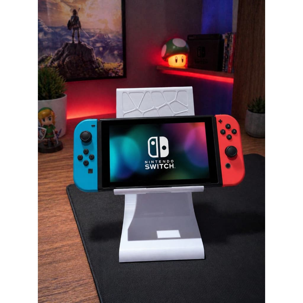 Suporte Vertical para Nintendo Switch com Passagem para Cabo – Compacto e Funcional