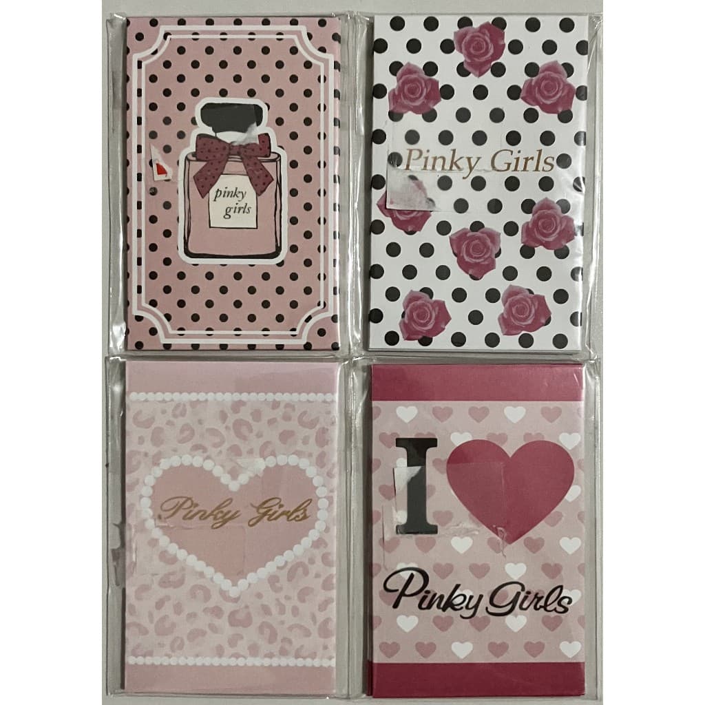 Kit 5 Mini Envelopes Pinky Girls – Diversos Modelos – 5,9 x 9,2 cm