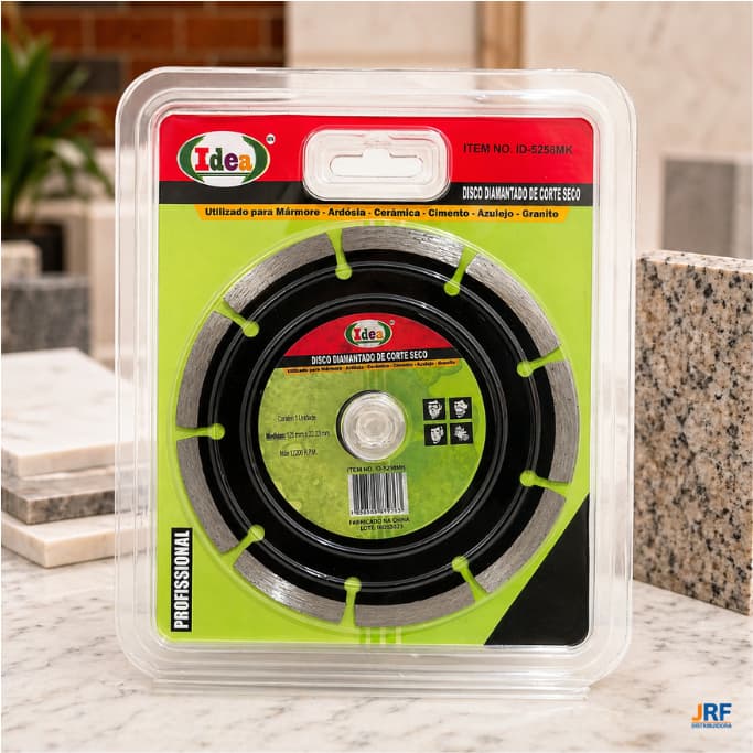 Disco Diamantado 5 Pol 125mm Corte Seco Idea Para Mármore Granito Cerâmica Azulejo