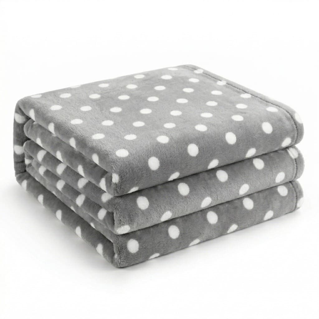 Cobertor Coberta Manta Casal Padrão Bolinha Pet Poa 2,00m X 1,80m