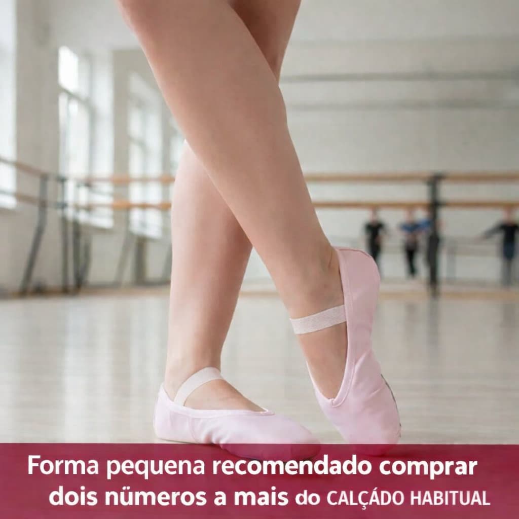 Sapatilha Ballet Infantil Menina Balé Escolar Korino Macia Fabrica Ballet