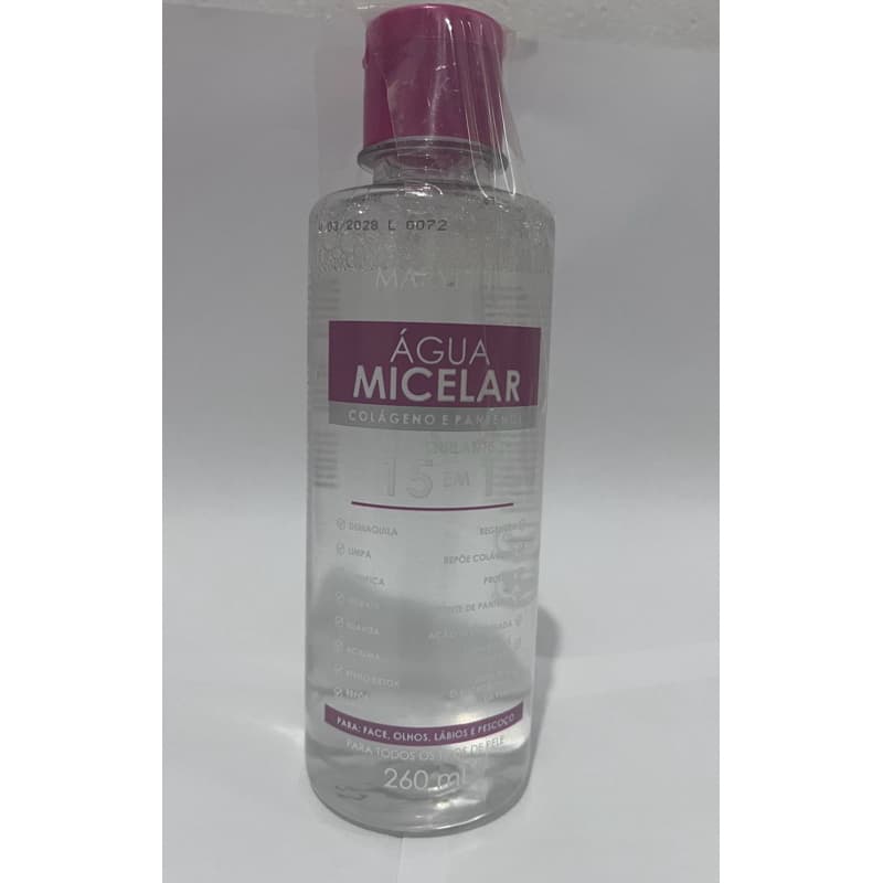 Água Micelar Colágeno e Pantenol 15 em 1 260mL