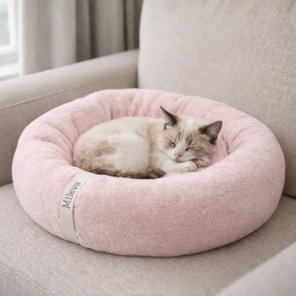 Cama Nuvem Ninho Pet Gato Cachorro 50cm Luxo Ultra Macia Lavável Fundo Impermeável Quentinha Premium