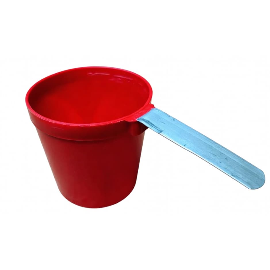 8 Canecas / Canecos Vermelho para Galo (bebedouro e comedouro)