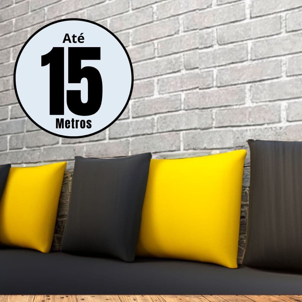 Papel de Parede PREMIUM Rolo 5M Autoadesivo Fácil de Usar Tijolinho Cinza Adesivo 5mx45cm
