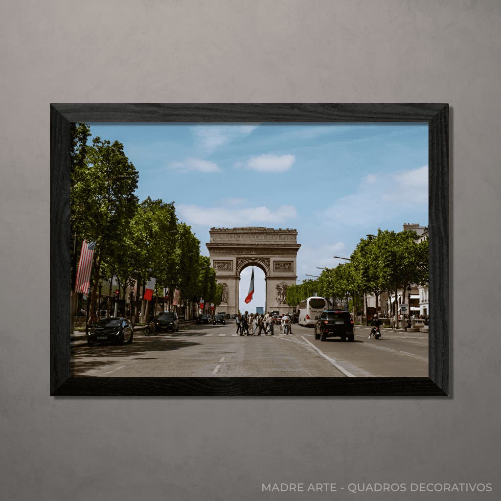 Quadro Decorativo Paisagem MOD12 A4 Com Vidro