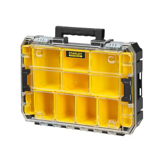 Caixa Organizadora Stanley FatMax Pro-Stack FMST82967-1 10 Divisórias Modular Profissional