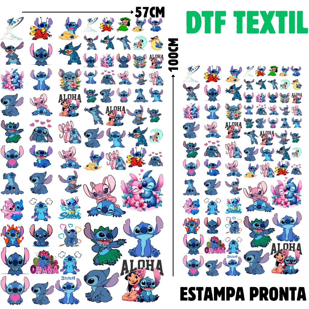 Aplique Termocolante DTF Textil Estampa Para Tecidos e Camisetas Artes Pronta 6060-78 Envio 24hs