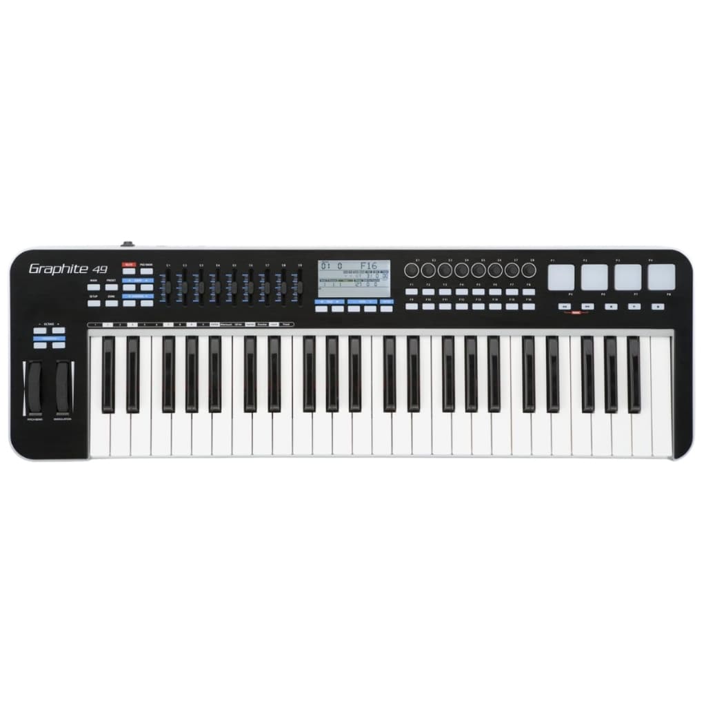 Teclado Controlador Samson Graphite 49 Midi USB 49 Teclas