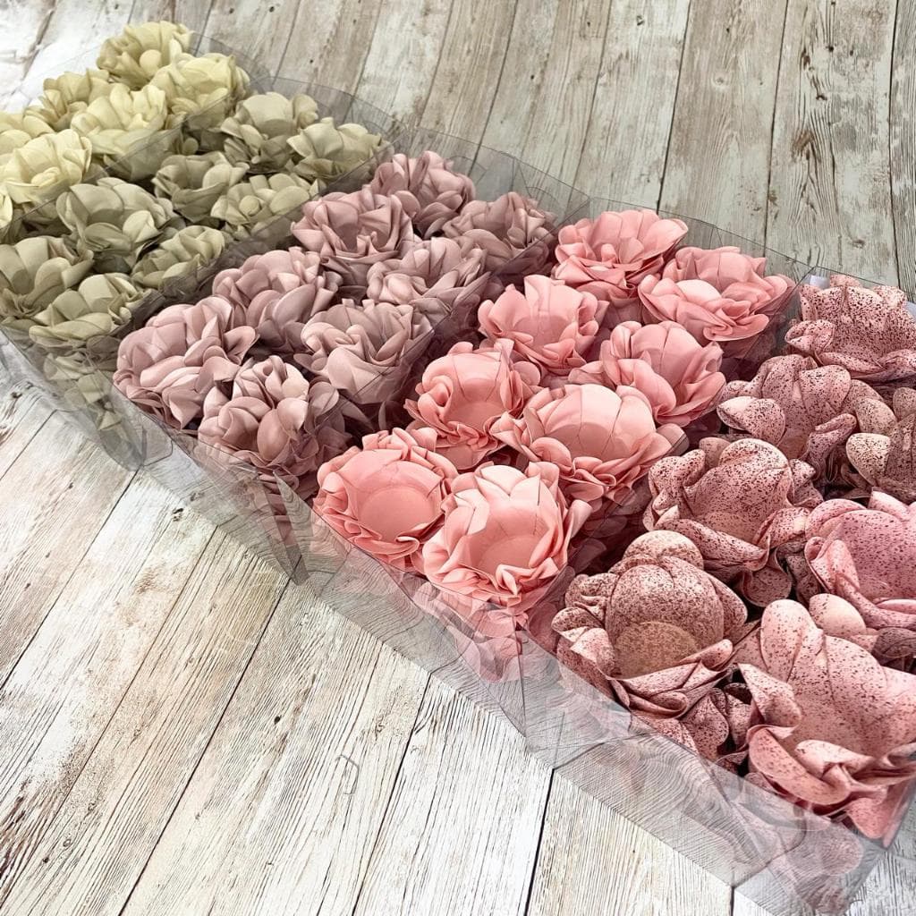 200 forminhas para doces finos STYLE 5 cores  ROSE GOLD + RS CANDY + ROSA CHA + CAQUI + MARFIM para casamentos e festas