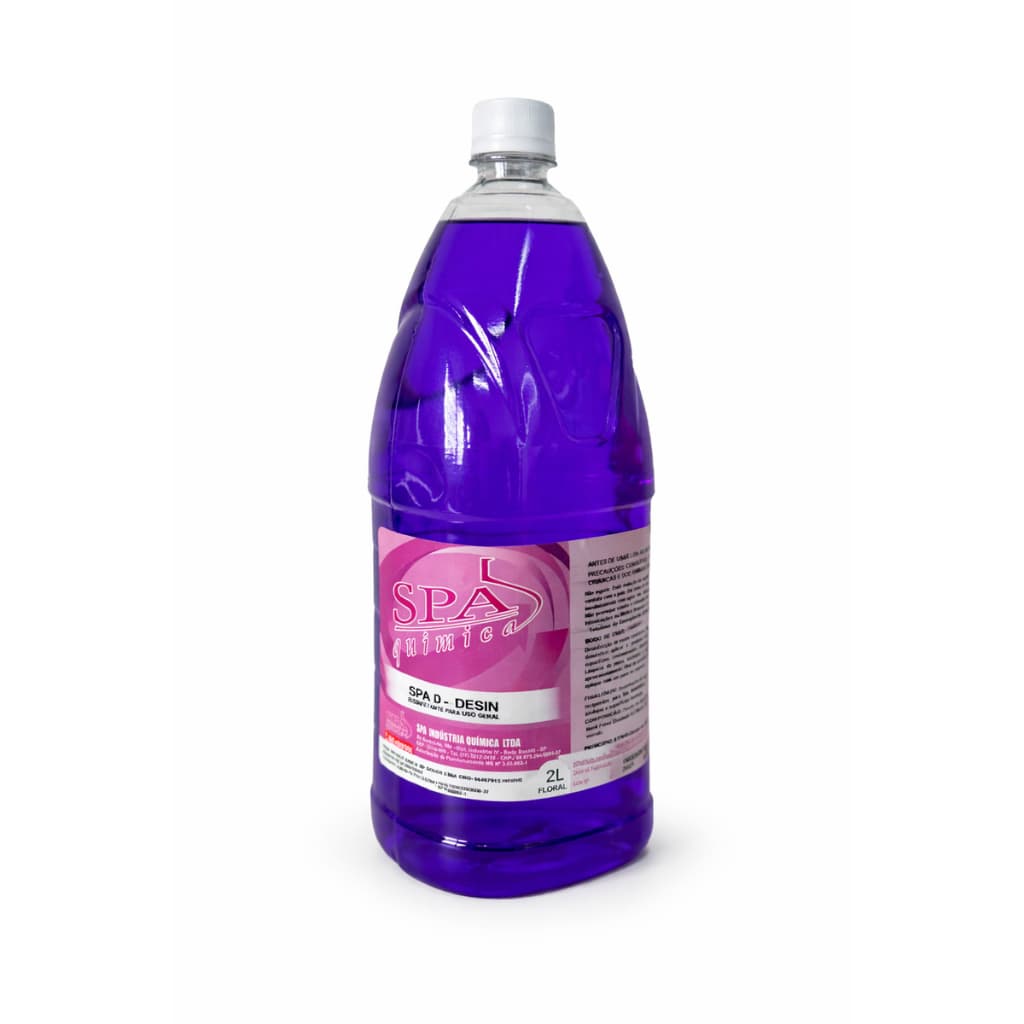Desinfetante Floral 2L SPA Bactericida Limpeza Geral Uso Profissional
