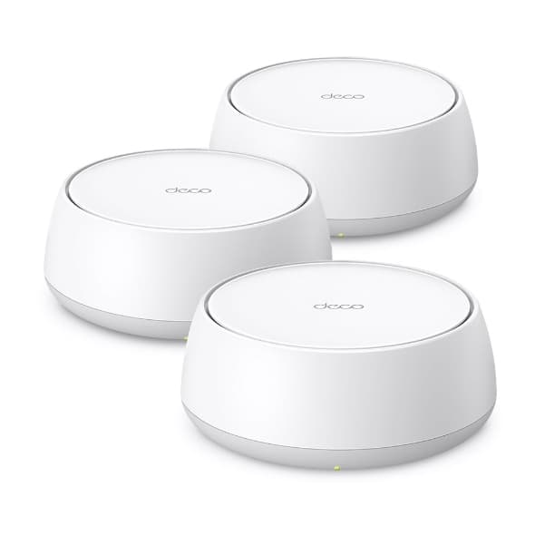 Kit de Roteador Deco BE22(3unid.) Dual Band BE3600 Sistema Mesh Wi-Fi 7, 150 dispositivos TP-Link
