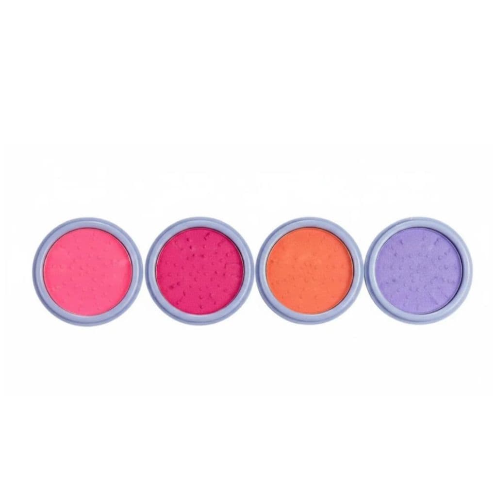 Kit C/12 Sombras Compactas Coloridas Princesas Kyrav infantil