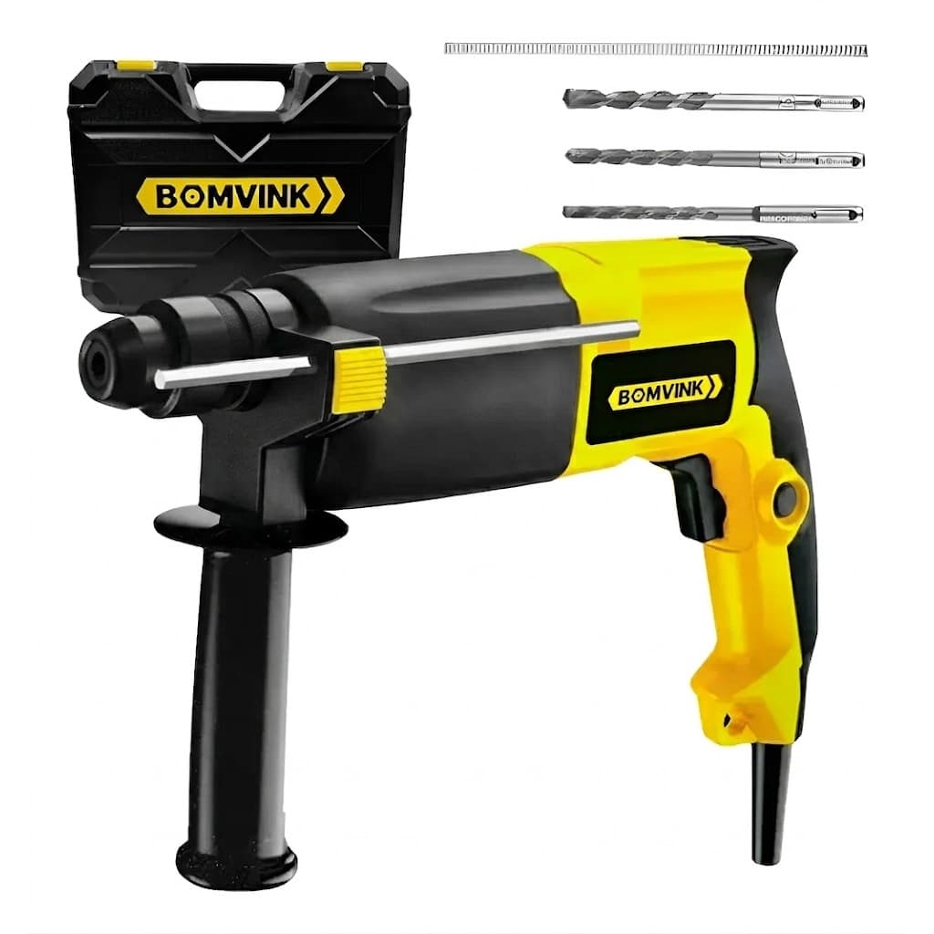 furadeira e martelete  de impacto 800w 127v com broca