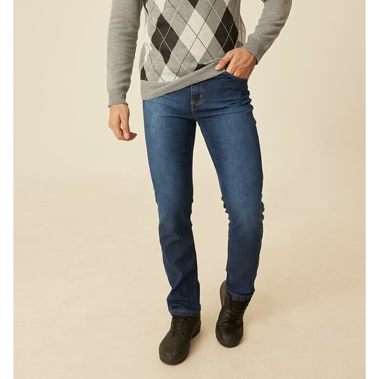 Calça Jeans Masculina Modelo Slim - 48
