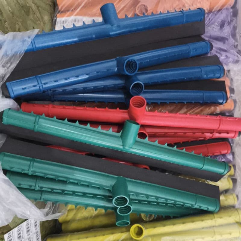 Rodos Plástico 40cm -12 Unidades - Sem Cabos -Shopee