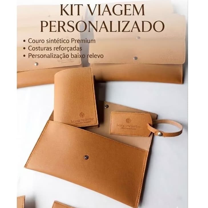 KIT VIAJEM  TURISMO BRINDE PERSONALIZADO COM LOGOMARCA EMPRESA CORPORATIVO  ( ler anuncio)
