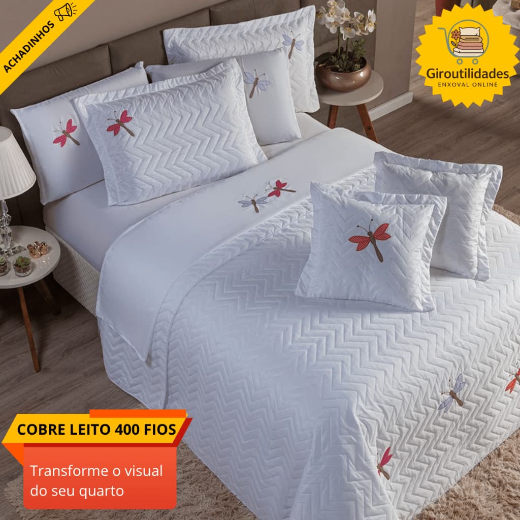 Cobre Leito Casal Queen Estampado Matelado 400 Fios Aveludado Macio Confortável Colcha Luxo para Cama