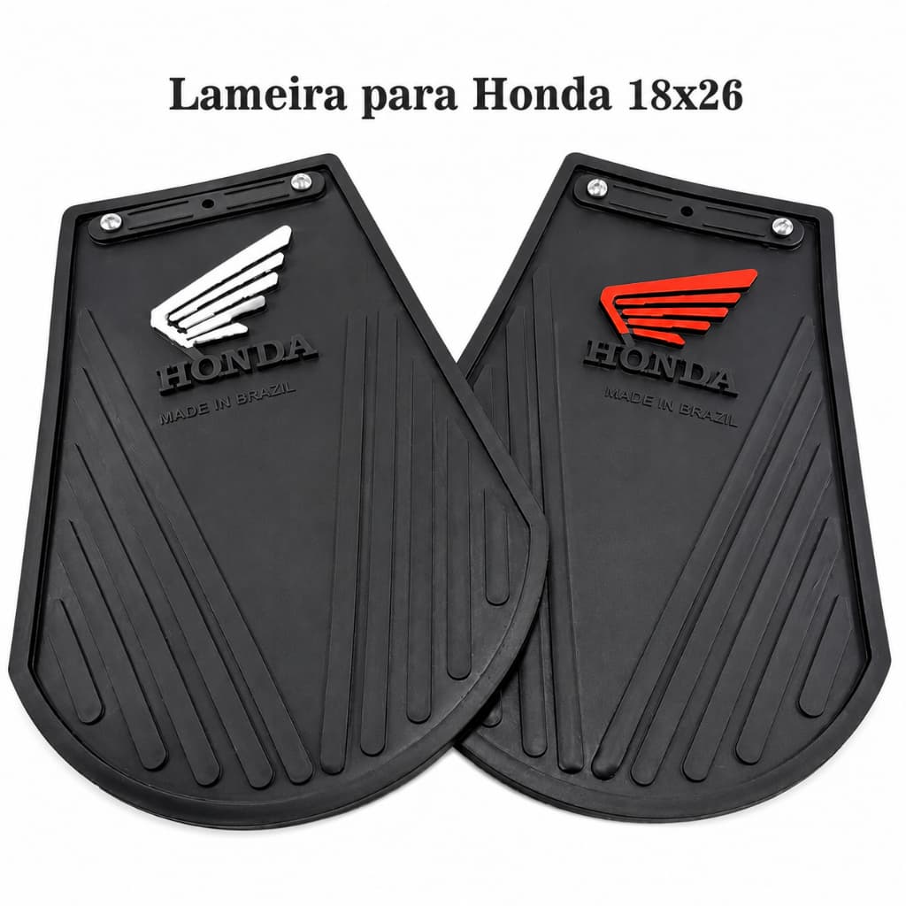 Parabarro Lameira Moto Honda/Deus é Fiel 18x26