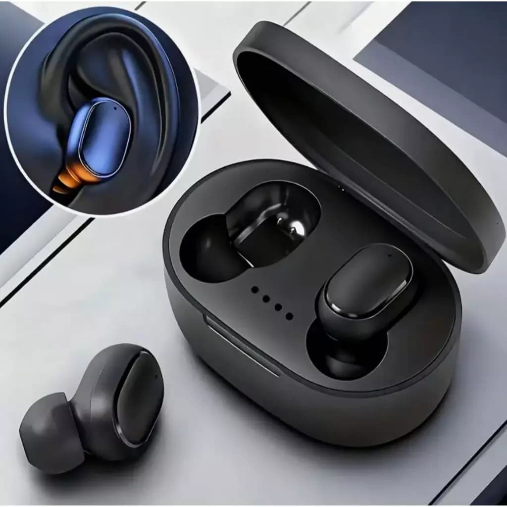 Fone De Ouvido Sem Fio E6s Bluetooth 5.0 Tws Microfone Gamer Esportes Academia Corrida Caminhada