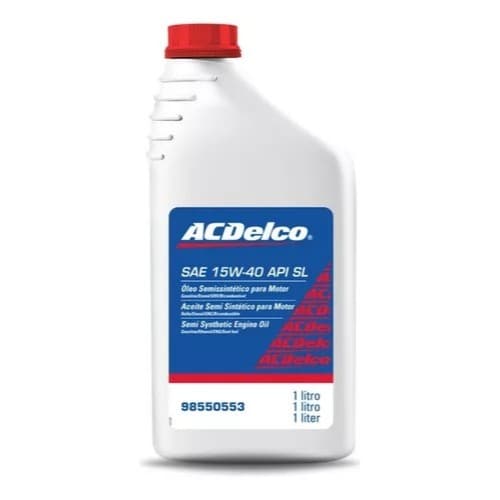 1 Litro Óleo Motor Semi-sintético Sae 15w40 Api Sl Acdelco-98550553