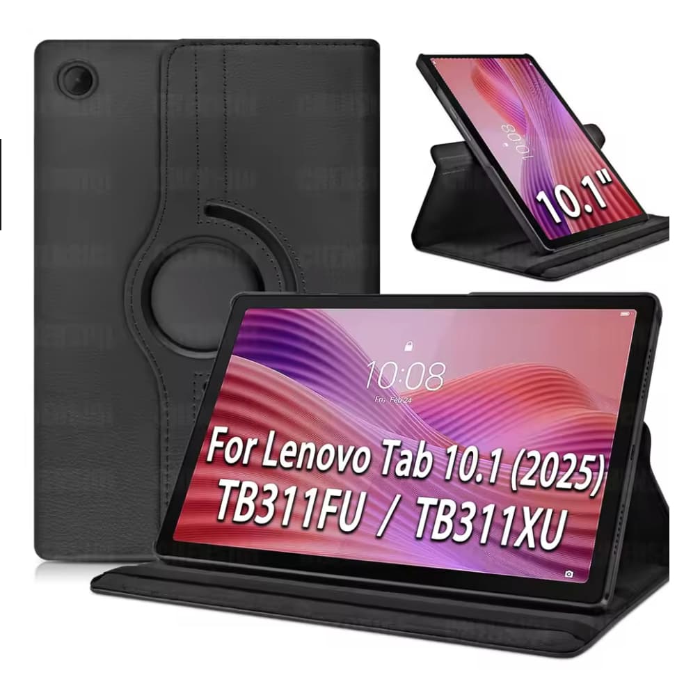 Capa giratória 360° para tablet Lenovo de 10,1 polegadas de 4ª geração (TB311FU – 2025) / Tab K10 Gen2 10.1