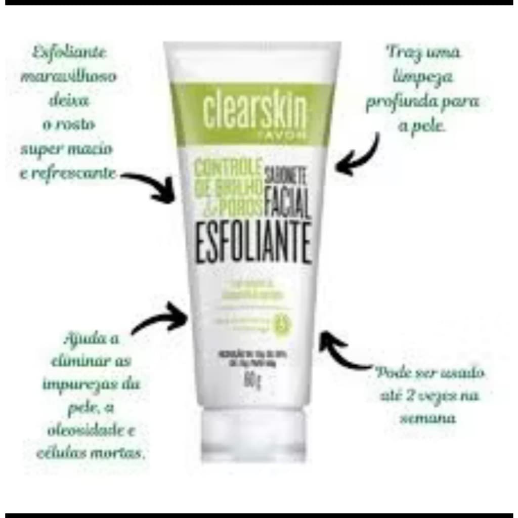 Esfoliante - Mascara- Sabonete Clearskin -Care Avon. Veja as Variações