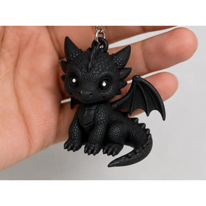 Chaveiro Mini Dragão Bebê Articulado Impressão 3D