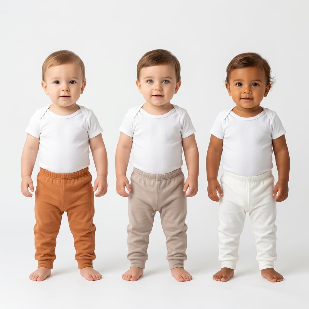 Kit 3 Calças Mijãozinho Infantil Bebê 100% Algodão Menina Menino Unissex Básico Suedine Enxoval Maternidade Macio e Leve