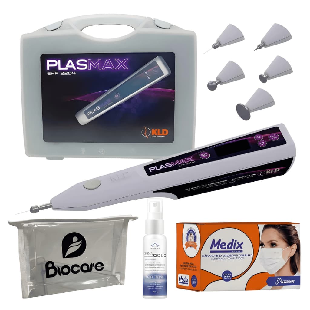 Jato De Plasma Plasmax Kld Caneta Portátil 5 Ponteiras Kit Com Brindes