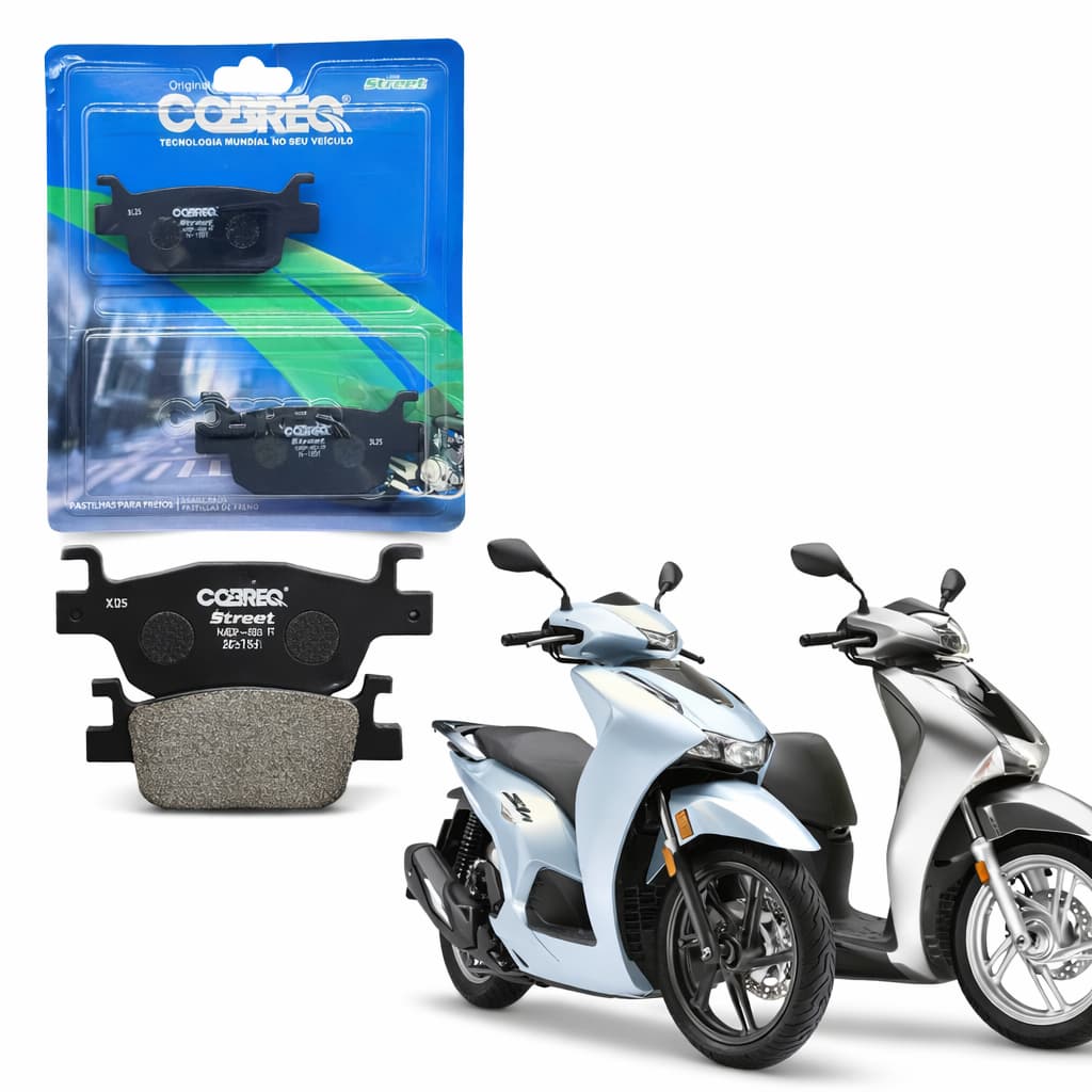 Pastilha Freio Traseiro Honda SH 150 SH 300 SH 300 Sport Original Cobreq