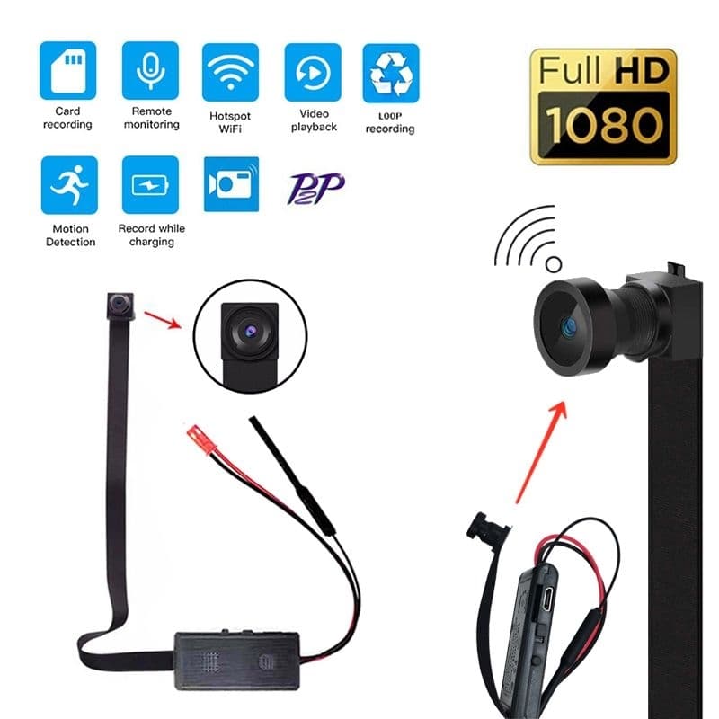 Camera Escondida Espia Wi-Fi 1080 Cctc
